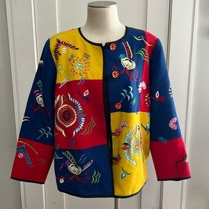 Indigo Moon Patchwork Jacket